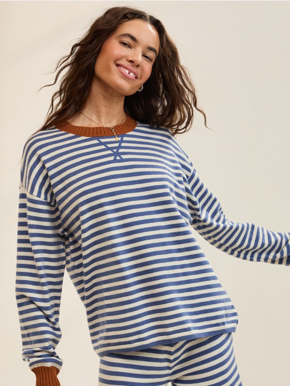 New Aerie Sunday soft crew neck sweater